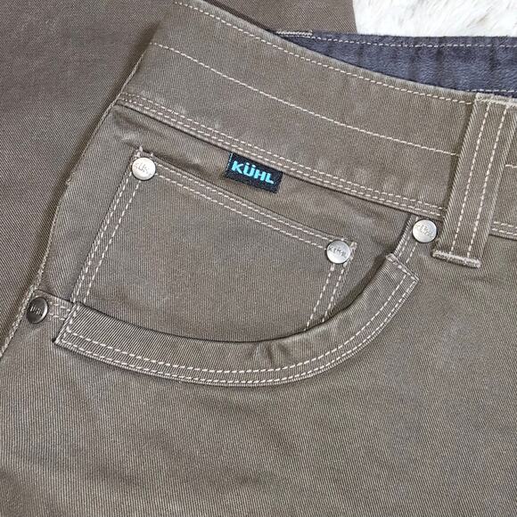 Kuhl Men's Vintage PatinaDye Outdoor Relaxed Brown Performance Pants 40x30 - Picture 4 of 14